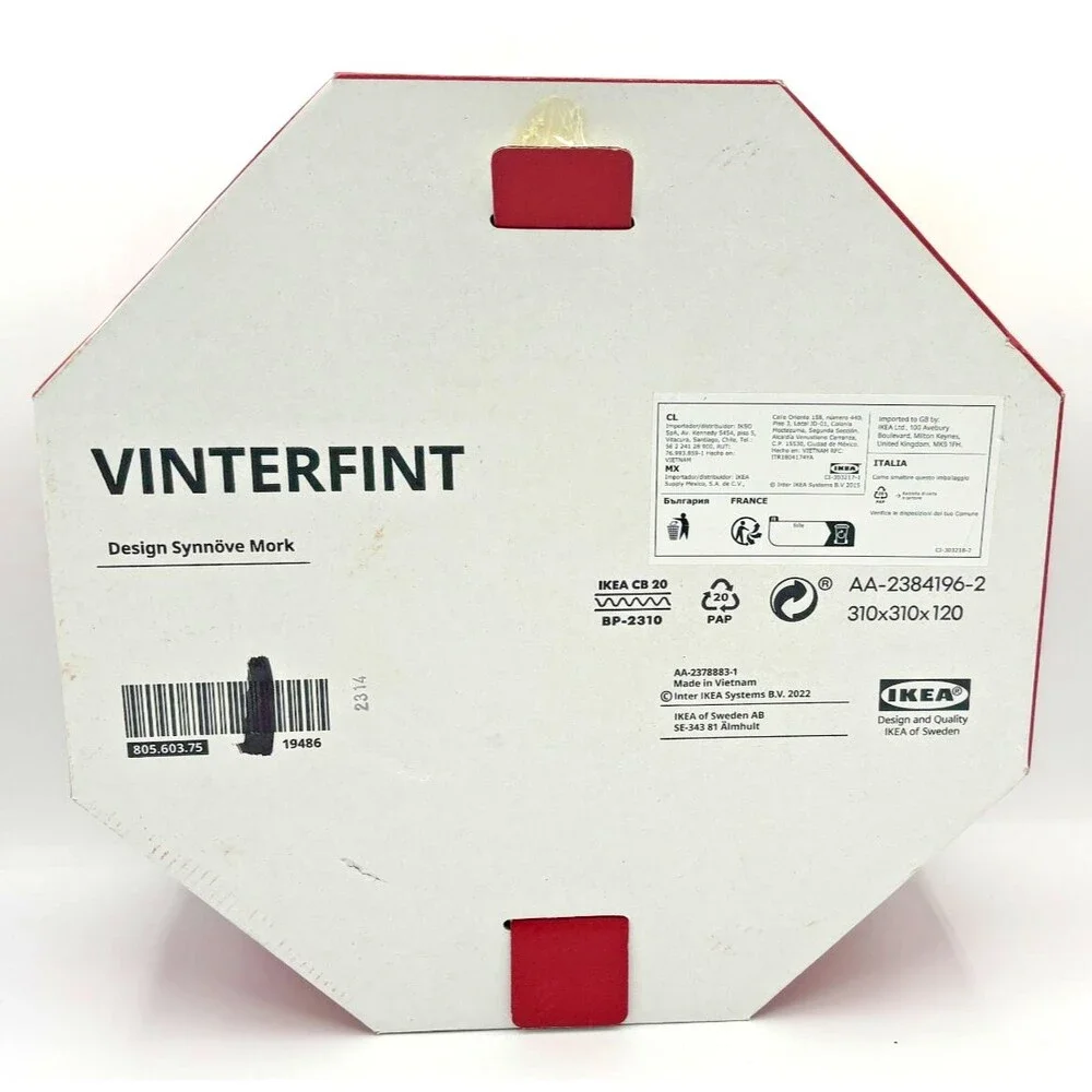 Ikea Vinterfint Hanging Christmas‎ Wreath Decoration Hyacinth Synnöve Mork 2022